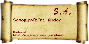 Somogyvári Andor névjegykártya